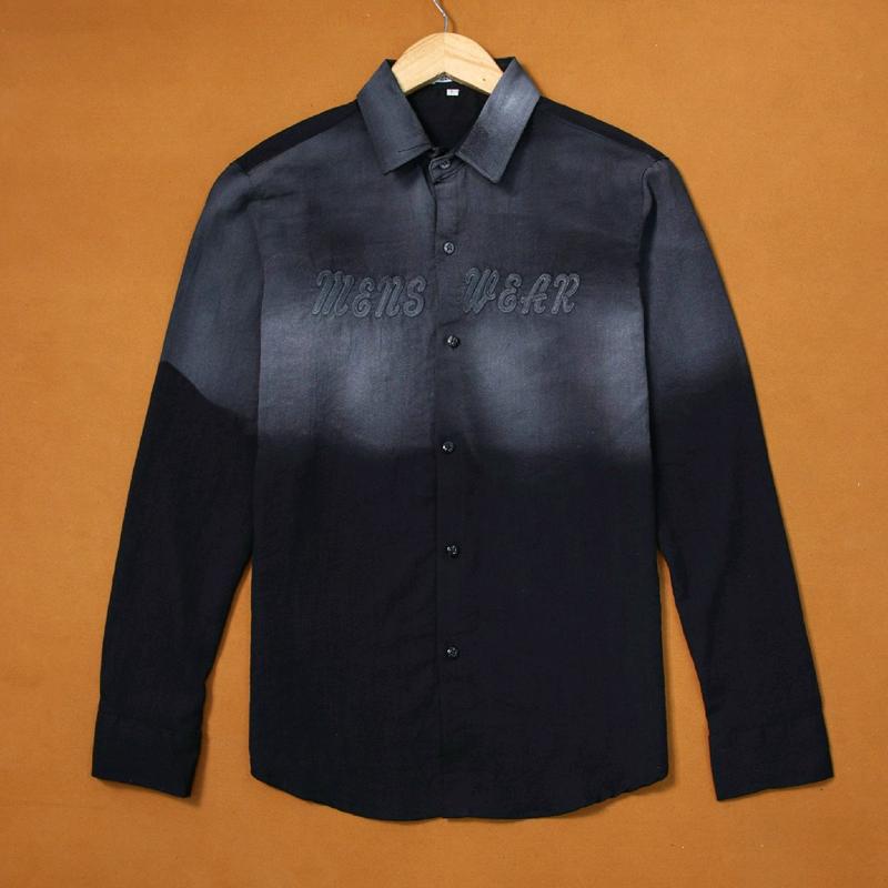 Áo sơ mi đũi Nam - Nữ - ngắn + dài - thiêu chữ Menswear 2