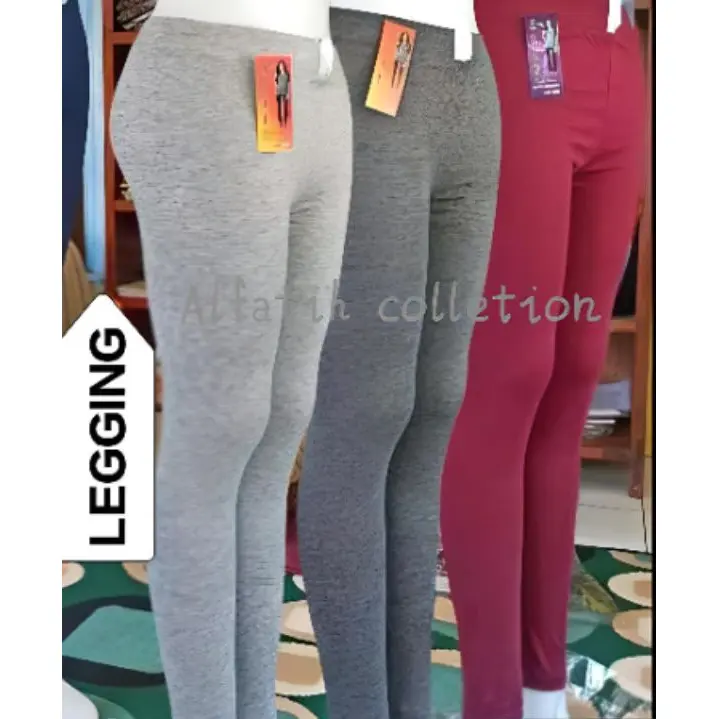 LEGGING KAOS SOFT RAYON  DEWASA BIG SIZE 3 UKURAN DARI BB.35-55KG BB.60-85KG BB.90-130KG