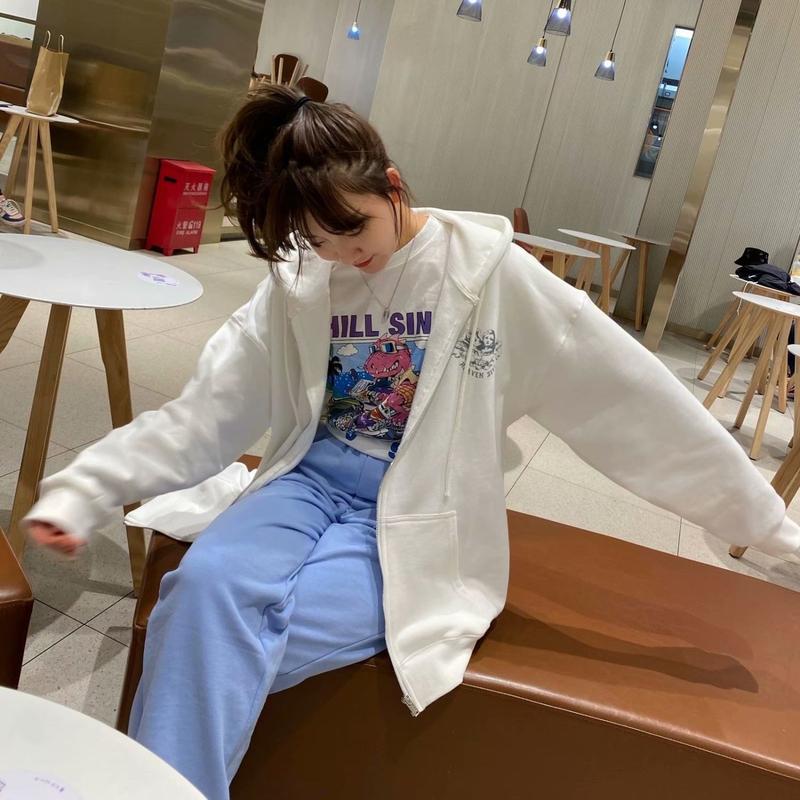 Product Introduction of เสื้อสเวตเตอร์คลุมด้วยผ้าซิป แฟชั่น สำหรับผู้หญิง แจ็กเก็ต Clothing Women 10