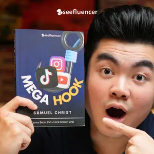 Buku Mega Hook by Samuel Christ Kamus Berisi 250+ Hook Konten FYP & Viral Berkali-Kali
