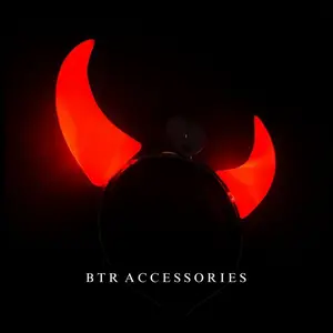 BANDO DEVIL TANDUK / KOSTUM HALLOWEEN LAMPU NYALA MURAH GROSIR