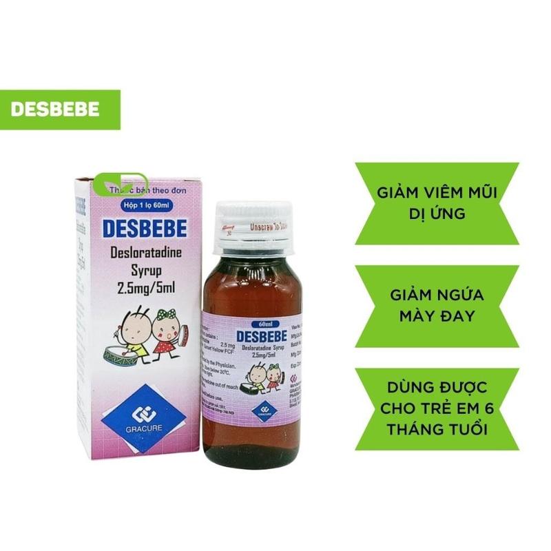 Siro Desbebe - viêm mũi dị ứng,mẫn ngứa -4496 0