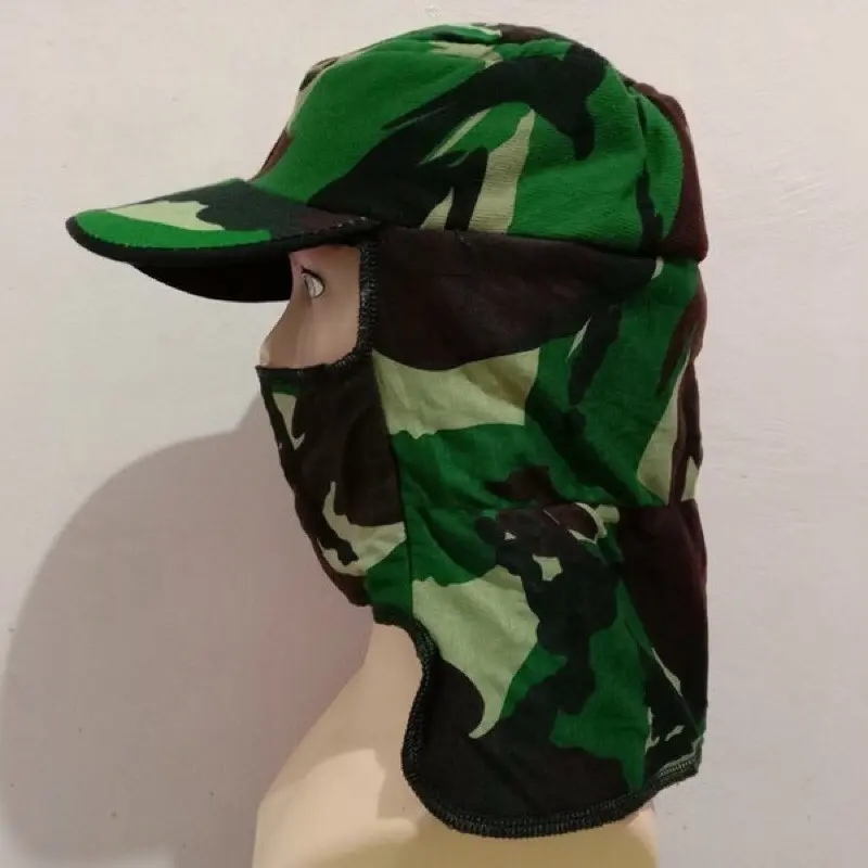 Topi Pancing Jepang Masker Motif Army Loreng Gunung Mancing