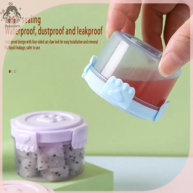1Pcs Mini Plastic Sauce Bottle Seasoning Box Salad Dressing Containers For Outdoor Barbecue Bento Lunch Box Accessories