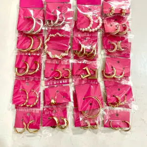 ANTING HIJAB JILBAB IMPORT HOOP (IQRI HIJAB) Aksesoris Emas Perak