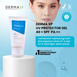 Derma XP AcneClear UV Protector Gel SPF 40+/PA+++ - Sunscreen Sunblock Tabir Surya Niacinamide 30gr