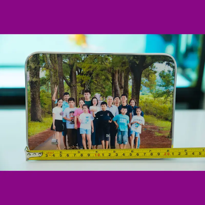 Ảnh Tráng Gương 4K 15x21cm Để bàn làm việc, Bàn học tập Decor Khung Tranh Decor Phòng Trang Trí Nhà Treo Tường Đồng Decor Tường frame  photo 2
