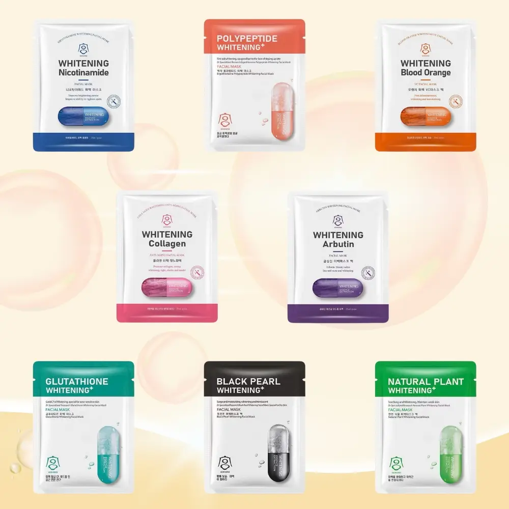Combo 40 mặt nạ tinh chất xuất hàn dưỡng ẩm dưỡng trắng chuyên sâu cho da Ecobott Mask Skincare