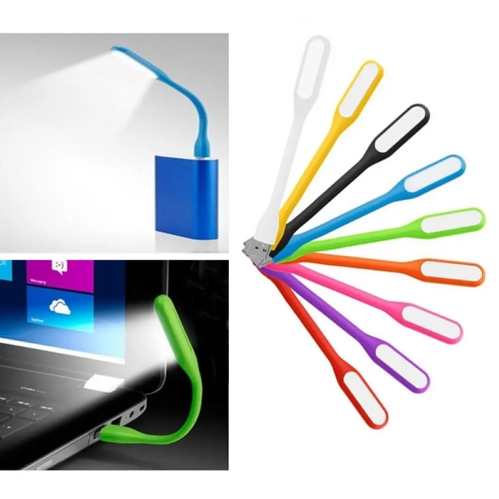 Kf.Q-Mini Portable Flexible Bright USB LED Light Reading Lamp for Computer Laptop PC
