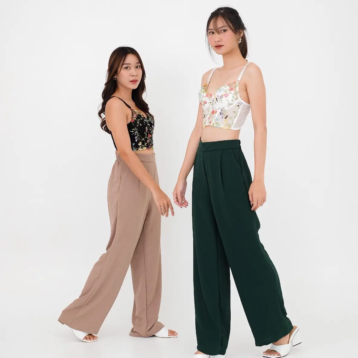 Alanka Pants | Kulot Wanita | Celana Panjang High Waist Wanita| Kulot Anti Ngatung Anti Lecek