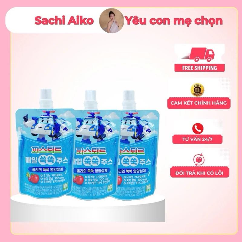  Nước Tăng Chiều Cao Poli Lotte Cho Bé - 1 Hộp x 10 Gói Men Vi Sinh Vitamin 