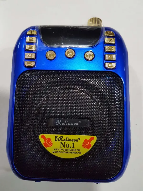 COD Speaker Rolinson RL-4049 SERI-4012 Original Speaker Pinggang MP3 + Radio + Mic Rolinson RL- 4012 Speaker Terbaru 4