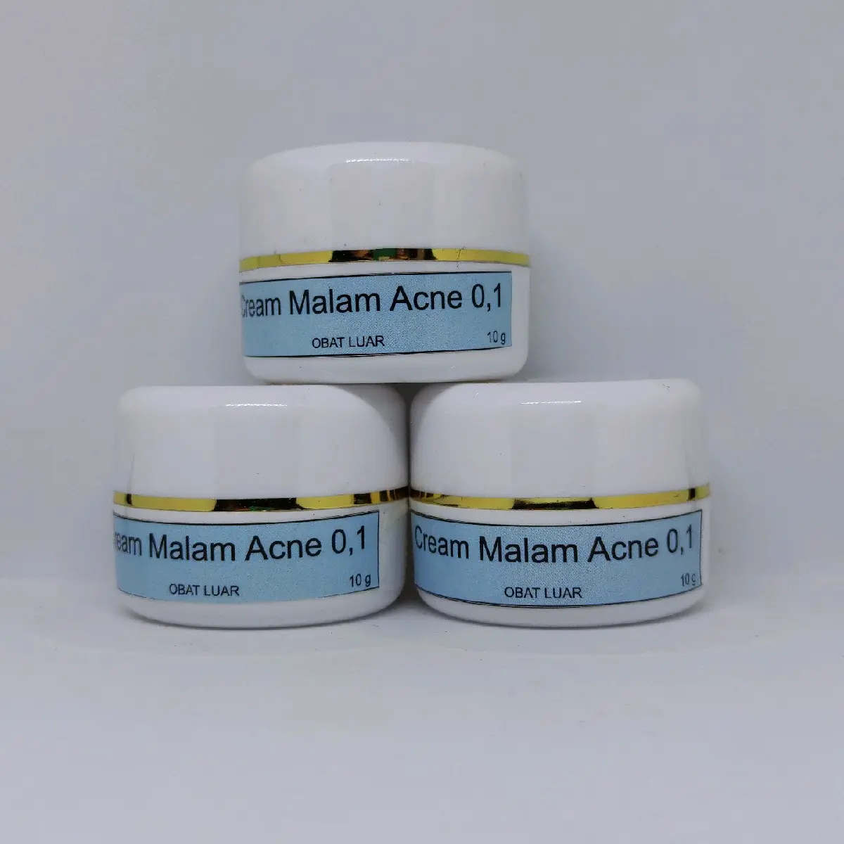 Cream malam Acne / jerawat ringan sedang dan banyak