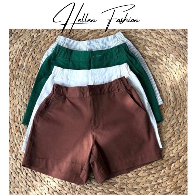 QUẦN SHORT KAKI NỮ LƯNG THUN SIÊU CO GIÃN Women