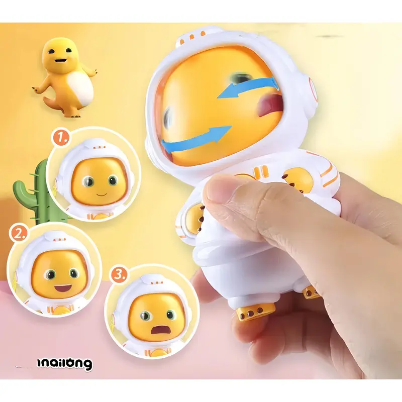 【Gantungan Kunci】Hadiah Ramadhan 3 Ekspresi Acak Mainan Nailong Dino Kuning Terbaru / Mainan Dekompresi / Berubah Ekspresi Wajah / Berubah Wajah Lucu Toy Doll 7