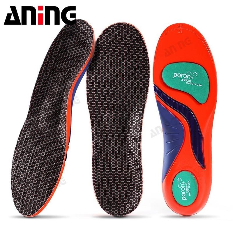  Lót Giày Hỗ Trợ vòm Bàn Chân Phẳng Chất Liệu Poron Lót Hấp Thụ Sốc Giảm Đau Gót Chân Đệm Miếng Lót Giày 