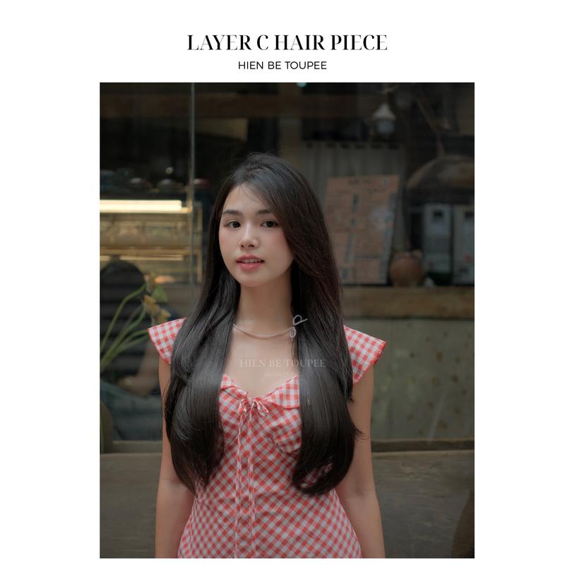 Tóc Kẹp Phím GRACE TƠ HÀN 46cm fom tỉa Phiên Bản PREMIUM kẹp trợ lực đệm silicon Women Tóc Giả Wig