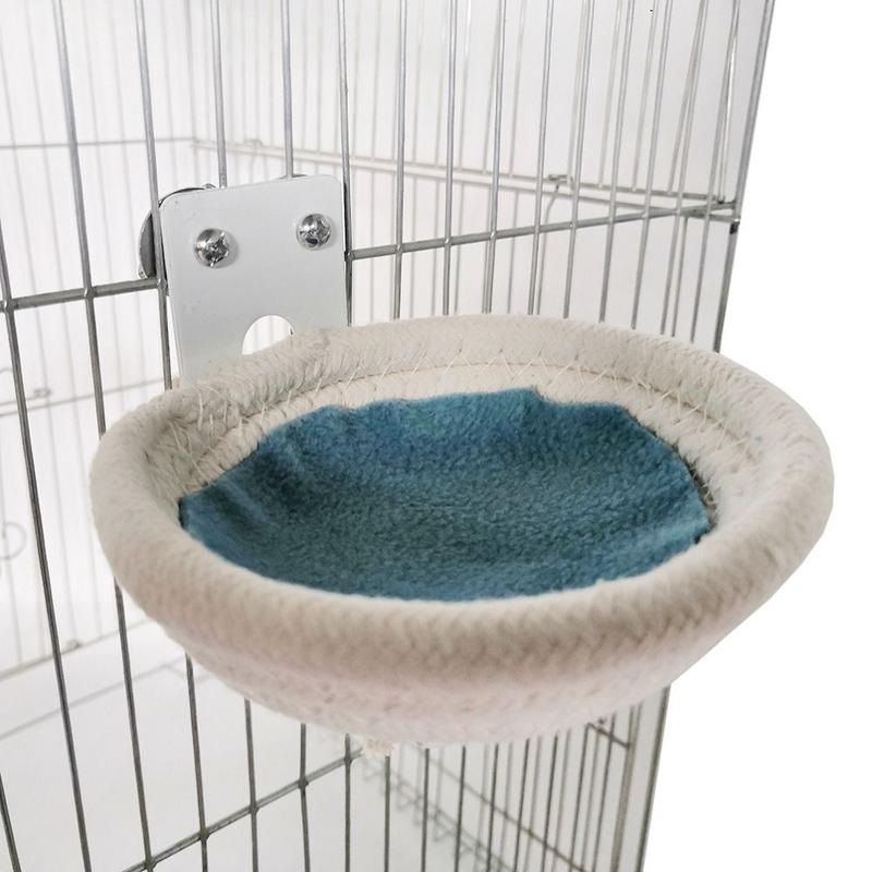 Product Introduction of teewow Hamster Cotton Rope Pet Bird Nest Hanging Cockatoo Hut Sleeping Bed Parrot Lovebird Toys Bird House 12