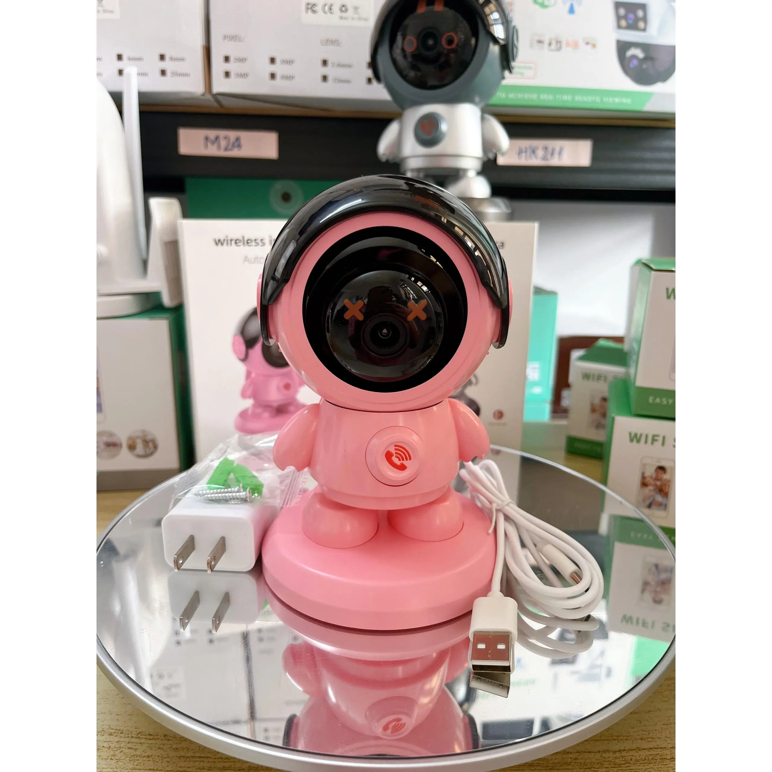 Camera WIFI iCam ROBOT PHI HÀNH GIA A5 - Thiết Kế Mới 2023 - Có Tính Năng Nghe Gọi Trực Tiếp