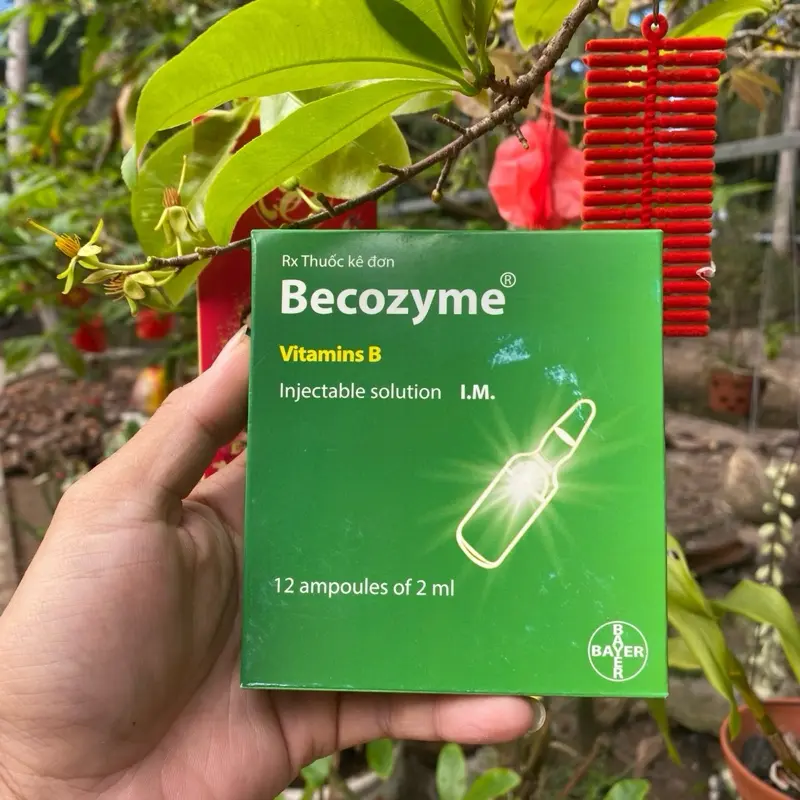 1hộp 12 ống Becozyme (Pháp) hàng loại tốt