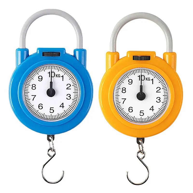 Cân Treo Cơ Học Cầm Tay, 10Kg, Cho Hành Lý Cá, Nhà Bếp, Độ Chính Xác Cao, Kỹ Thuật Số, Cầm Tay, Lò Xo 4
