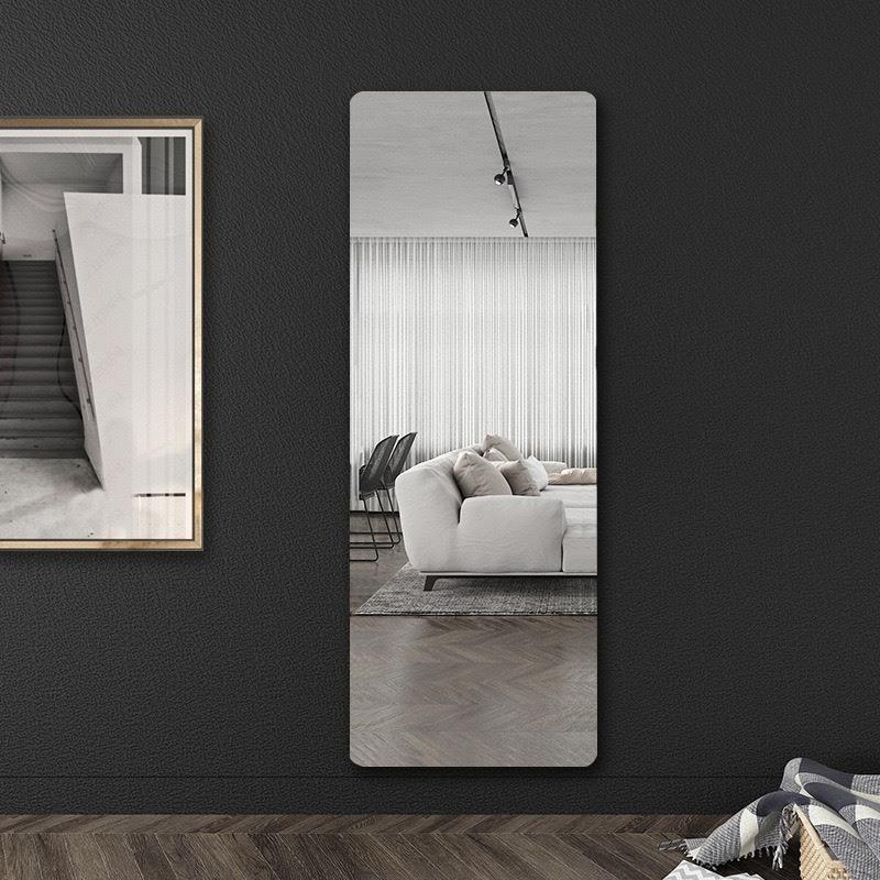 Gương dán tường, dán tủ quần áo soi toàn thân, Decor phòng, trang trí nội thất Q Decor Tráng Gương