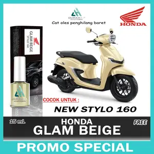 CAT OLES PENGHILANG BARET GLAM BEIGE - HONDA ALL NEW STYLO 160
