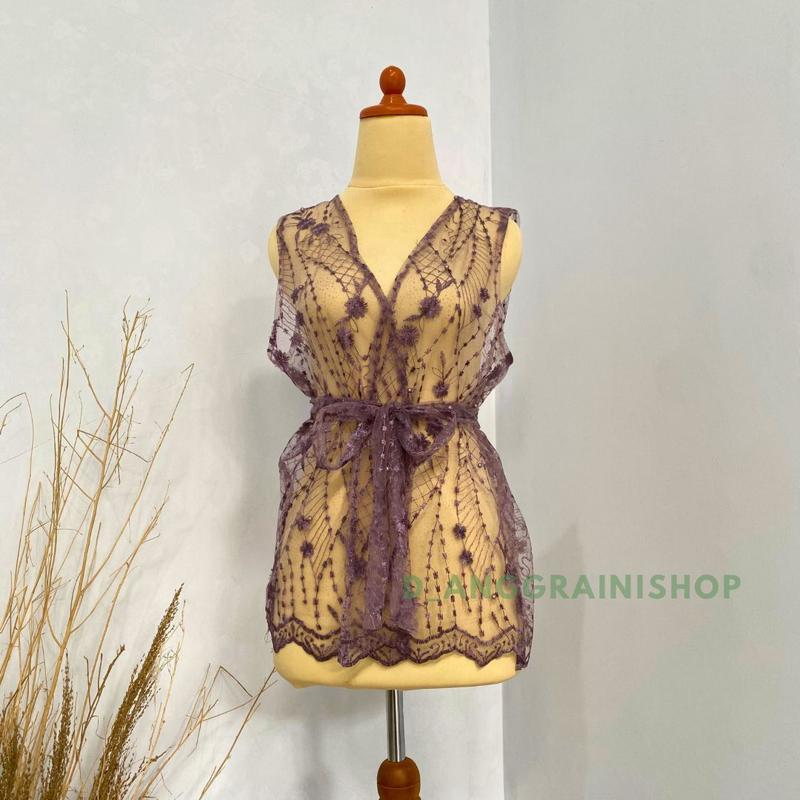 Product Introduction of outer brokat , rompi tille mutiara premium Motif 19