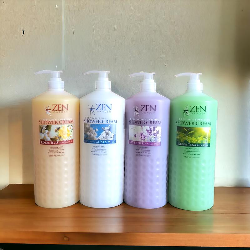 Sữa tắm Zen Garden 2100ml / Chai dung tích lớn / Nhiều mùi hương đa dạng Dưỡng Body