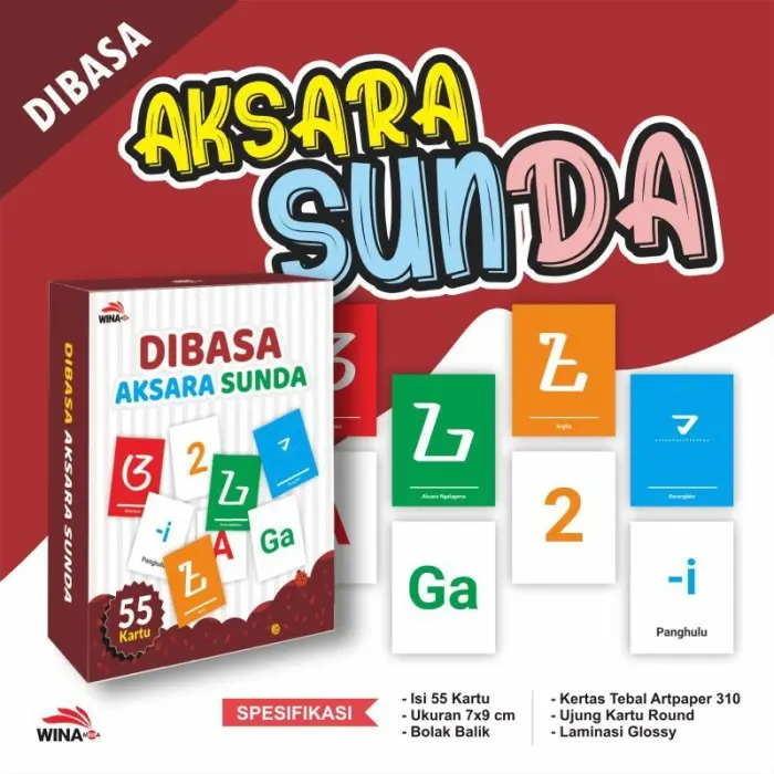 Kartu/Flashcard AKSARA SUNDA