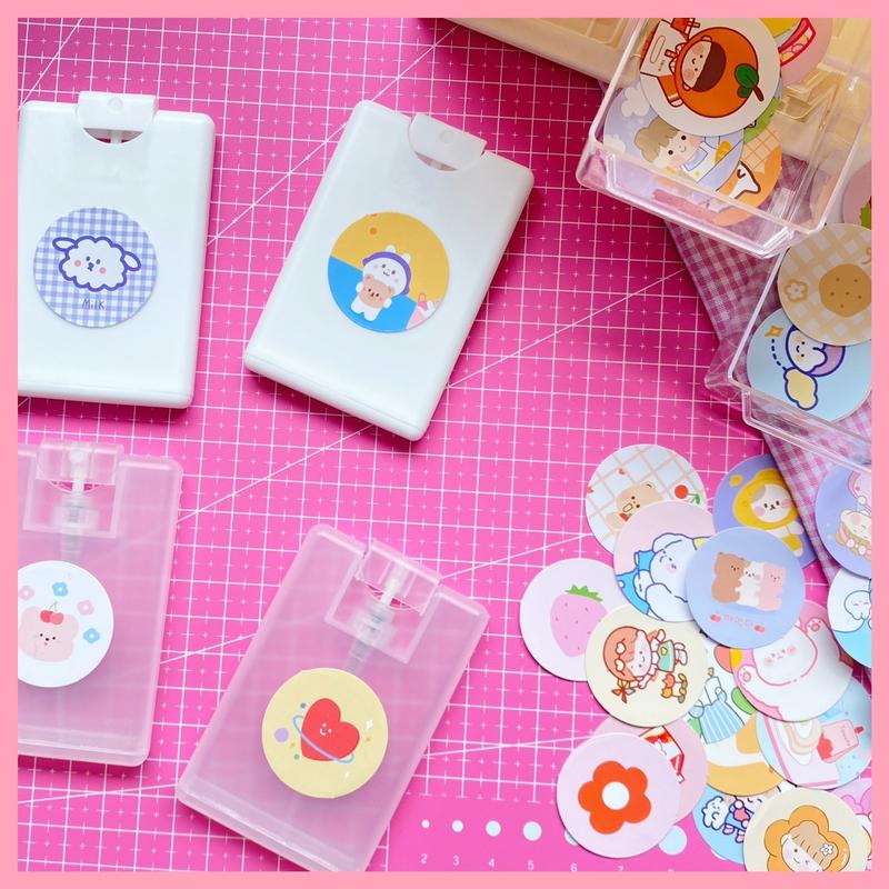 BOTOL SPRAY POCKET KOSONG 20 ml Hand Sanitizer/ Parfum/ Face Mist/ Setting Spray + Stiker Aesthetic Random 1