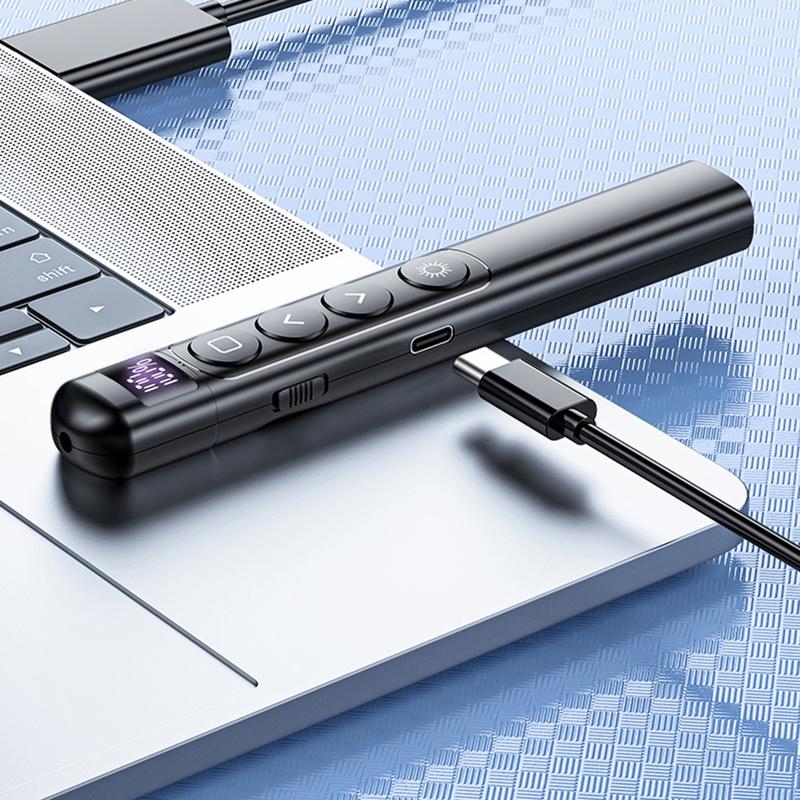 Compact Presentation Device Multifunctional Remote Business Presentation Compact Size Dual Color Options Everyday Use 7