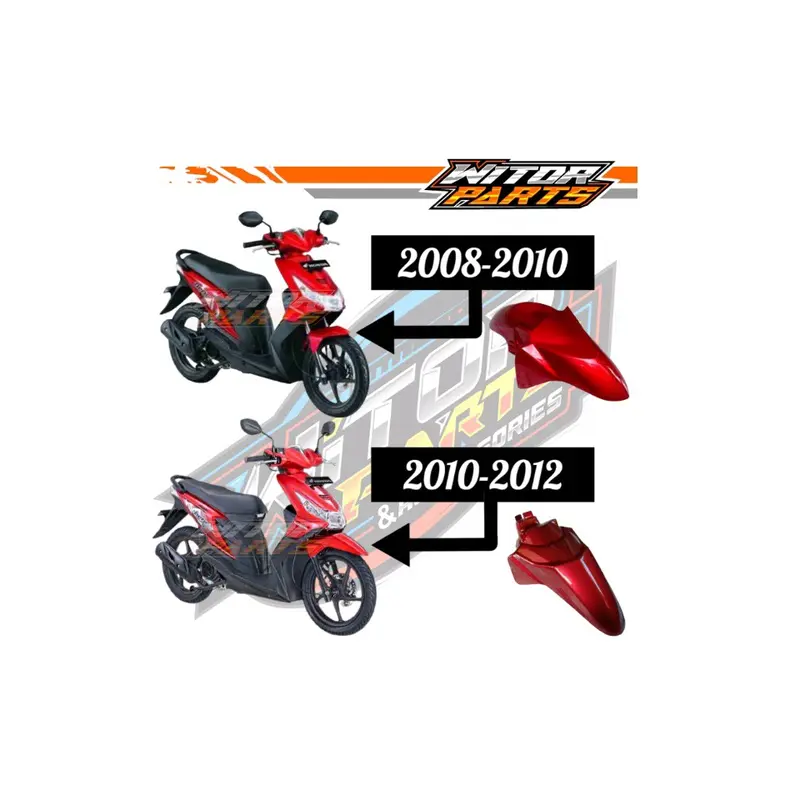 full body halus motor beat karbu warna hitam tahun 2010-2012 Motorcycle 2
