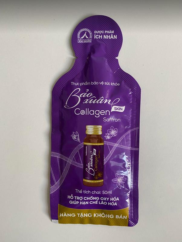 Nước Uống Bổ Sung Collagen Saffron Giúp Da Căng Mịn, Chống Lão Hóa, Dưỡng Trắng Da 1