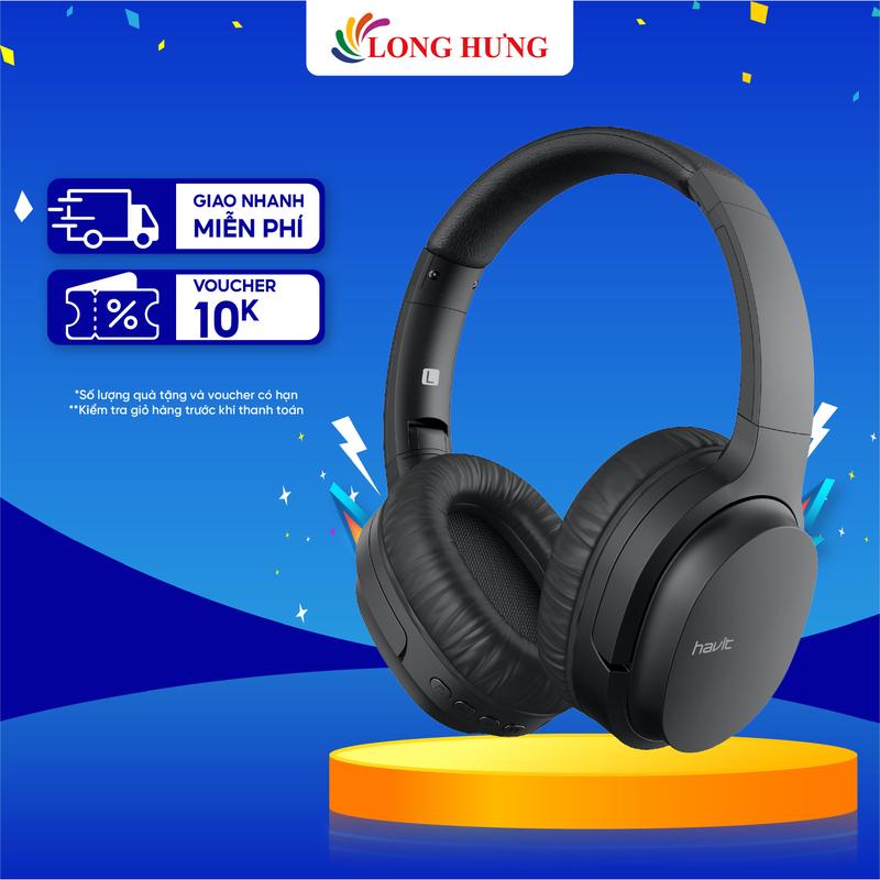 Tai nghe chụp tai Bluetooth Havit i62 BT 5.0 HVBT-I62 - Hàng chính hãng