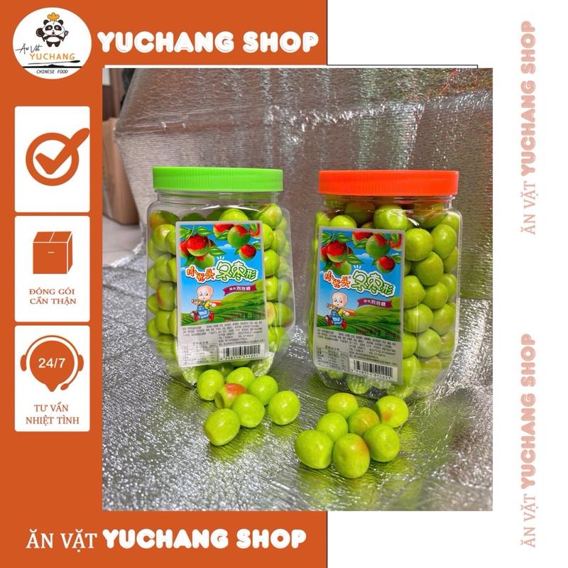 Kẹo Cao Su Nhai Hình Quả Táo Sắc Màu Tuổi Thơ - Ăn Vặt YuChang Shop