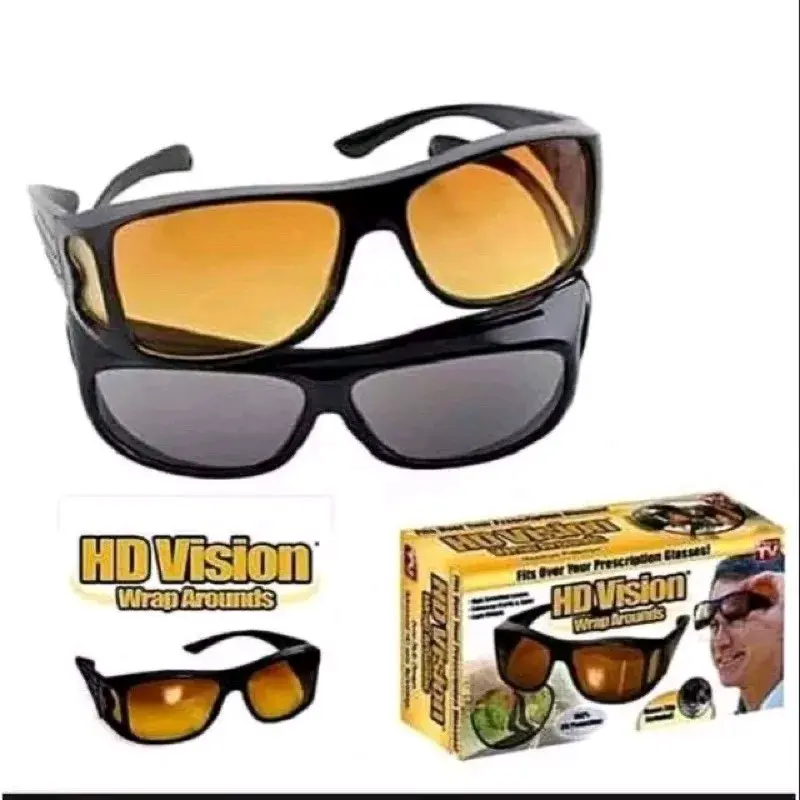 Kacamata HD Vision Anti Silau 1box Isi 2pcs