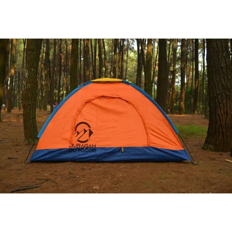 Tenda camping 2 Orang Tenda Gunung Kemping Murah Tenda Outdoor Hiking Size 150x200cm Alas Terpal 1