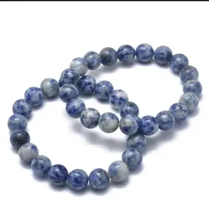 Gelang Batu Alam Natural Sodalite.Original Stone