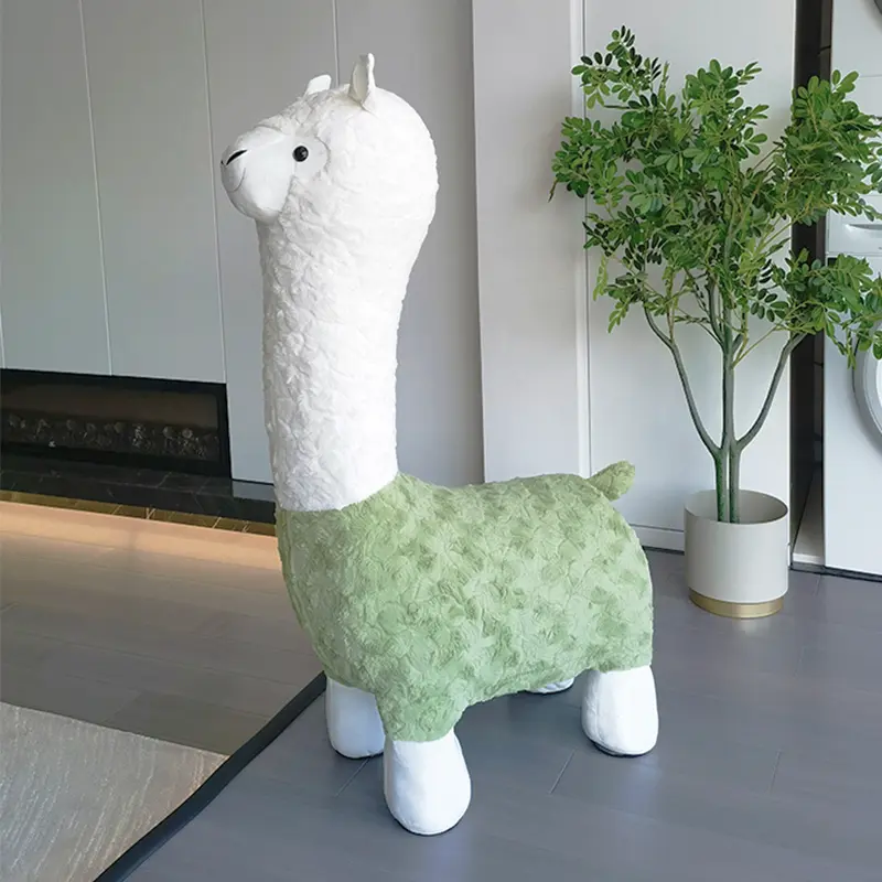 Ghế Alpaca, Đồ Chơi, Búp Bê Alpaca, Đồ Trang Trí Phòng Khách Ghế Động Vật, Ghế Đi Chơi Ghế Sofa Trẻ Em, Có Thể Tháo Rời Và Giặt Được, Ghế Đẩu Động Vật, Bán Chạy Năm 2025, Giá Hơn 1,000 HTK 1