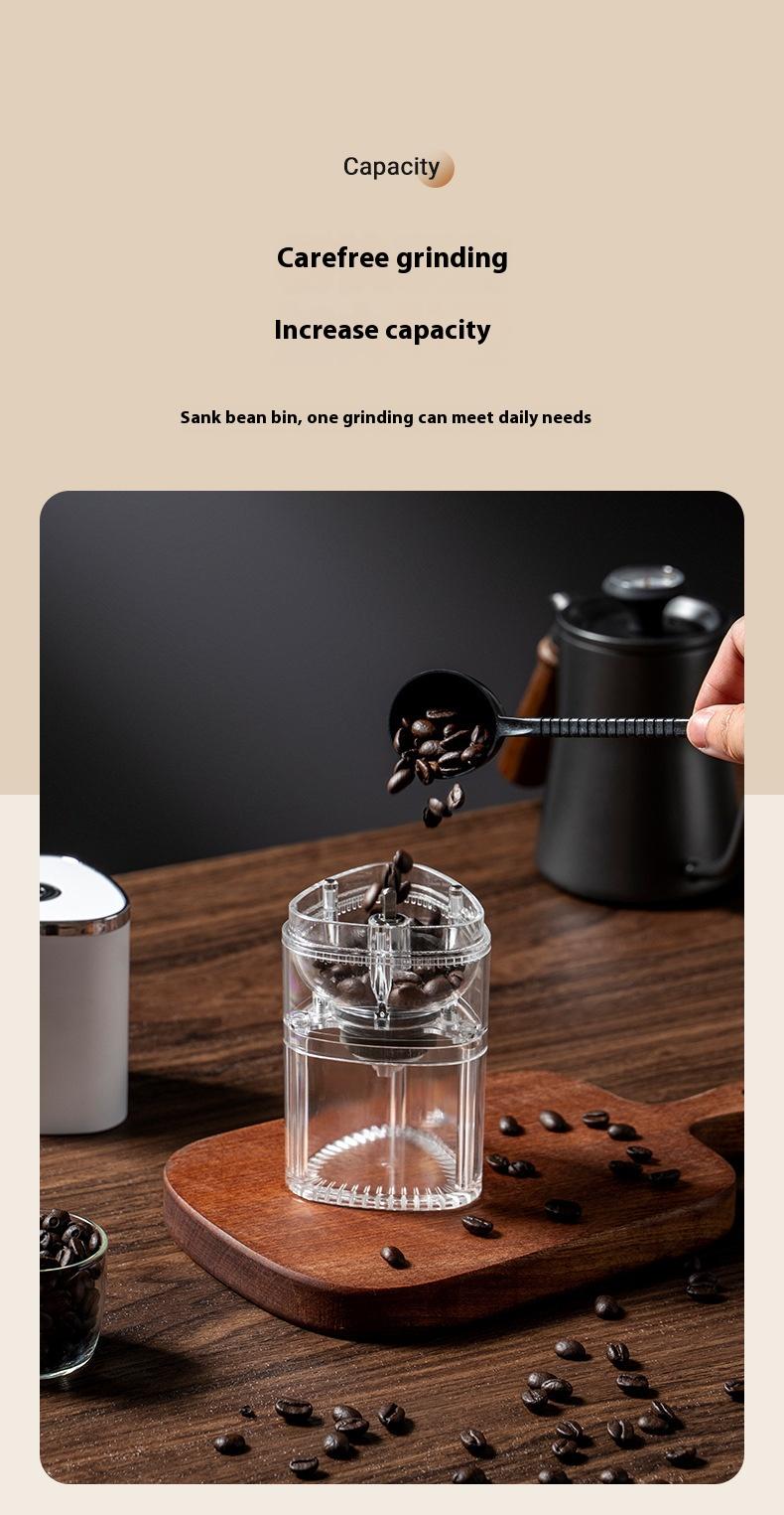 Product Introduction of Electric Coffee Bean Grinder Ultra-Fine Powder Machine Household Small Automatic Grinder Hand-Cranked Cross-Border Coffee Machine 10