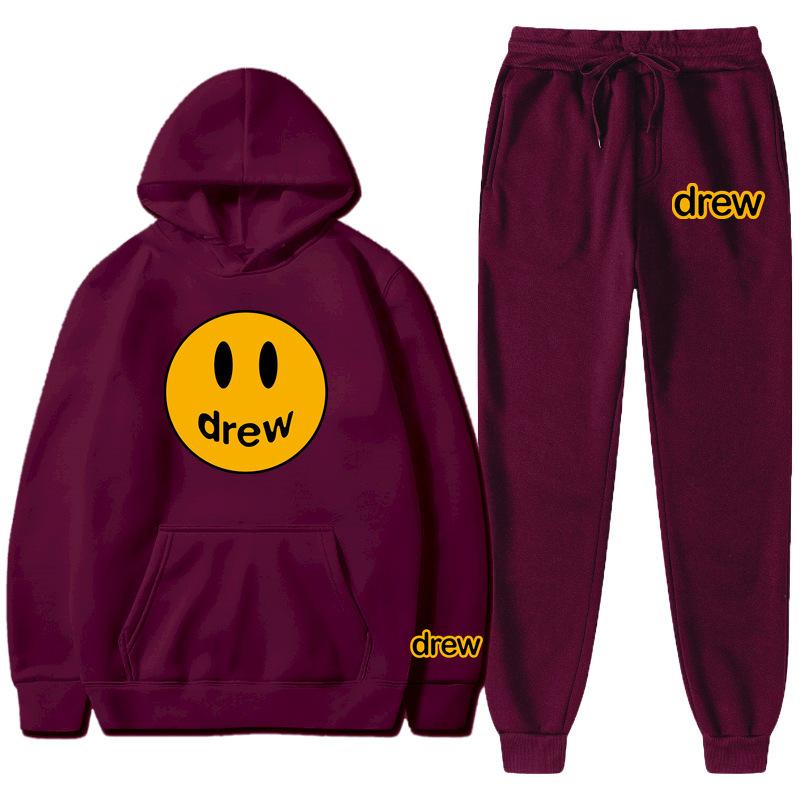 Product Introduction of Bộ Đồ Thể Thao Justin Bieber Drew, Dành Cho Nam, Thiết Kế Mặt Cười, Bộ Đồ Đi Chơi Dành Cho Nam 8