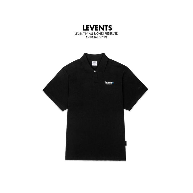 Áo Polo Levents Mini Popular/ Black 100% Cotton Unisex Oversized