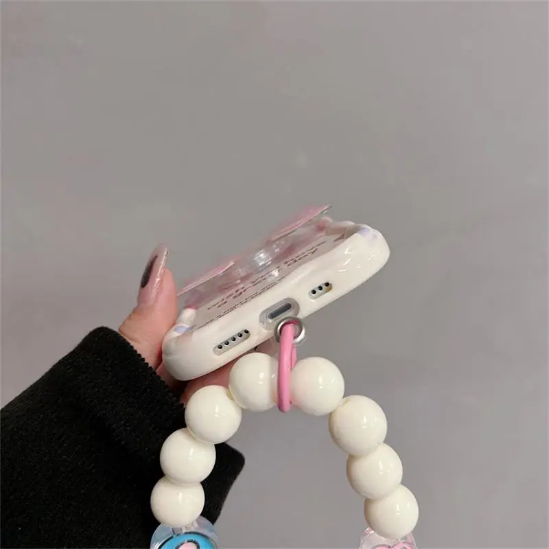 Ốp Iphone mềm hình nơ hồng dễ thương kèm dây đeo viền nổi cạnh sóng iphone 16 16pro 16promax XS 11 12 13 14 15plus xx418 1