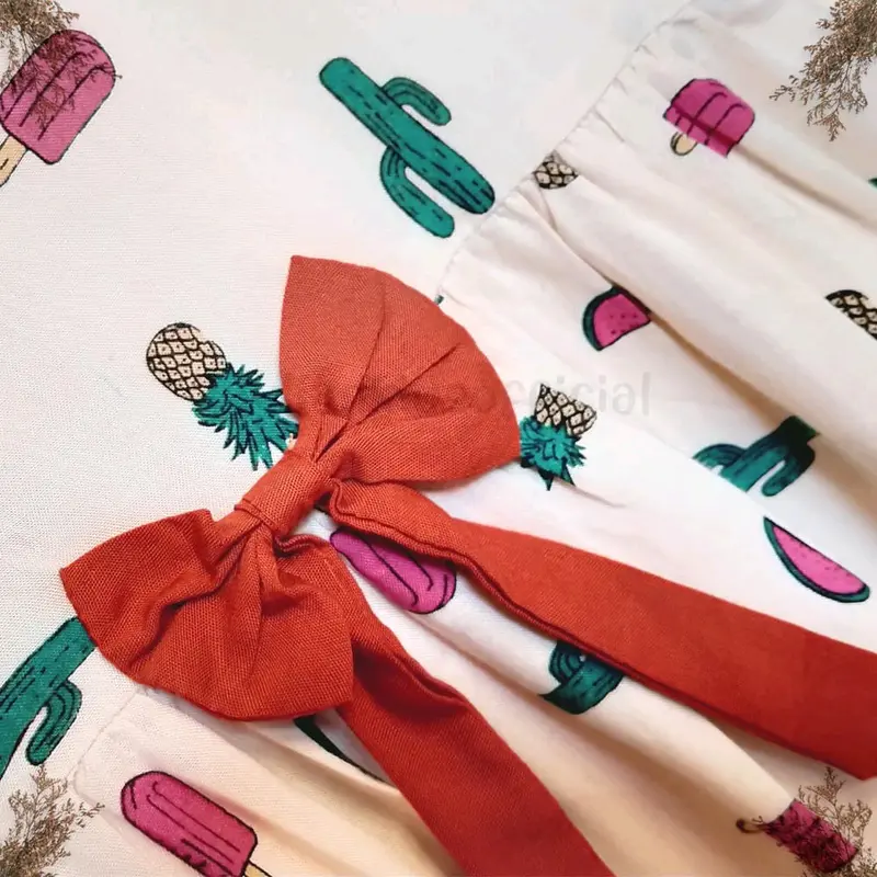 DRESS ANAK DAN BAYI BAHAN KATUN RAYON PREMIUM motif unicorn koala kaktus 1
