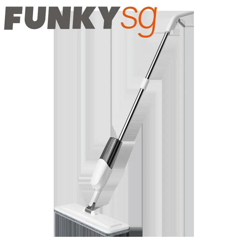 Water Spray Mop with Reusable Microfiber Pads 360 Degree Handle Mop for Home