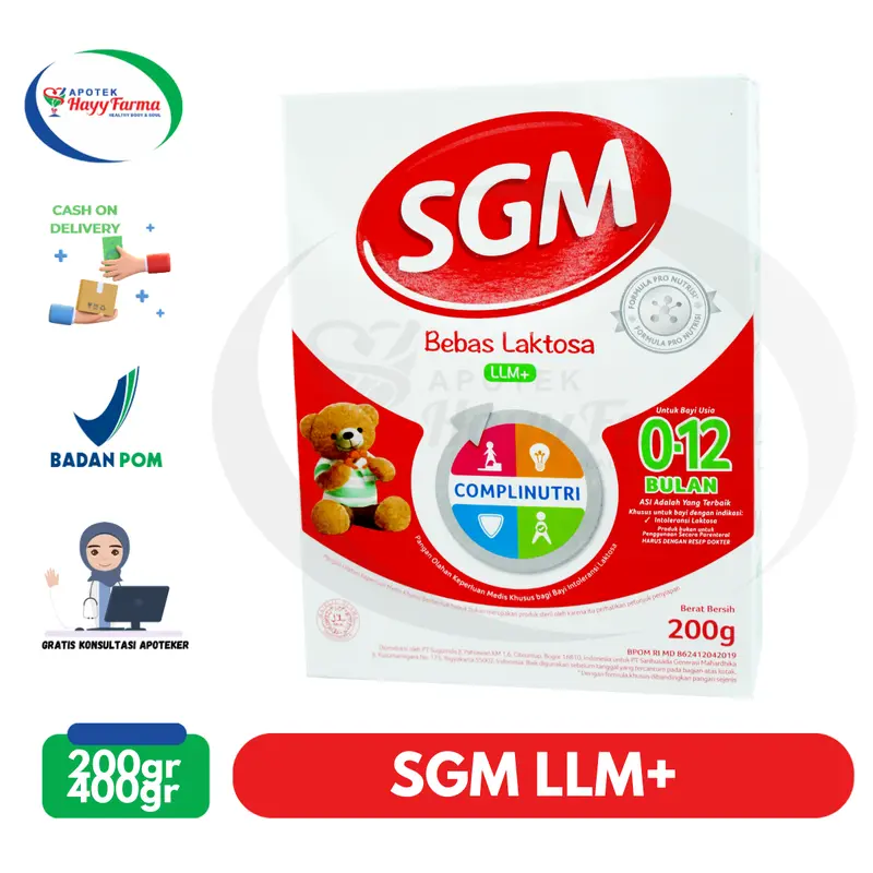 SGMLLM SUSU BEBAS LAKTOSA sgm llm untuk diare sgmllm bebaslaktosa 0