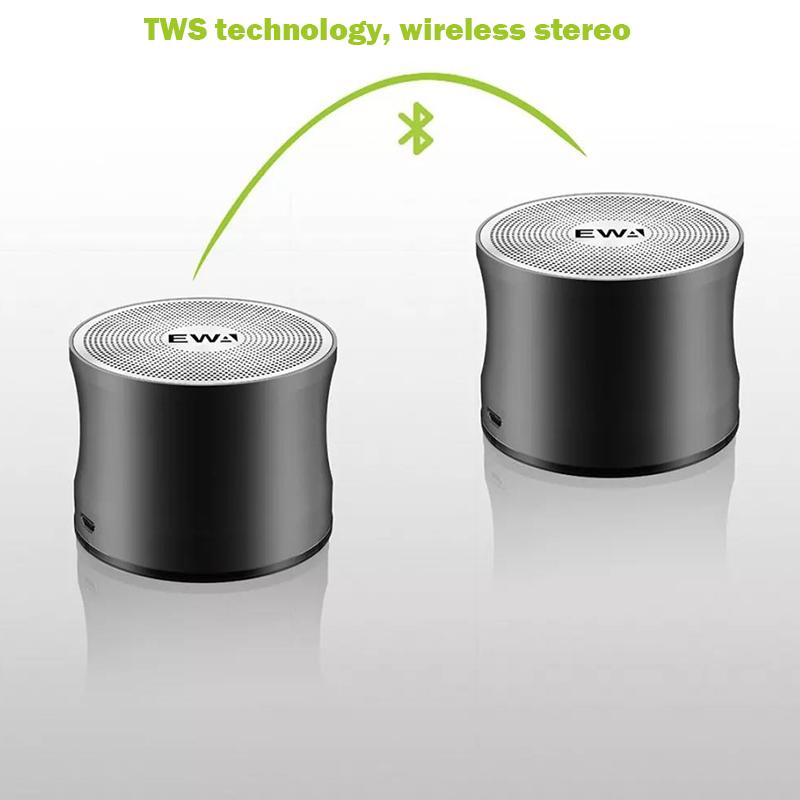EWA 109PRO Bluetooth Speaker Portable  Metal HIFI Speakers TWS Wireless Music Player Strong Sound SD Card Play Speaker - Image 2
