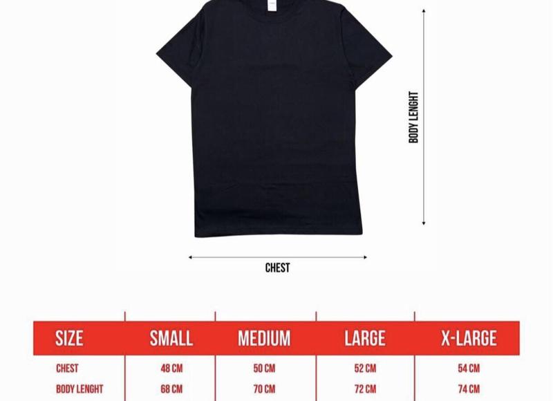 Product Introduction of Kaos Lengan Pendek Geoff Max Navy Back Katun Distro Pria Wanita T-Shirt Combed Cowok 0