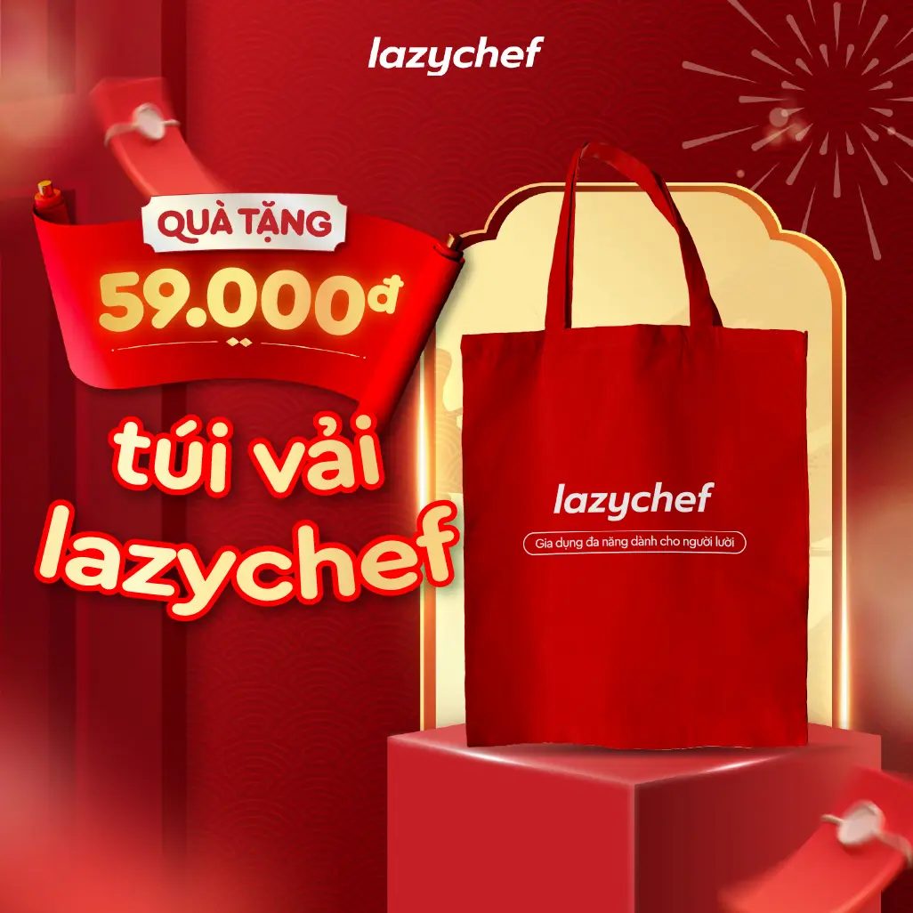 Túi vải đựng đồ đạc Lazychef Nam Bag Đeo Vai